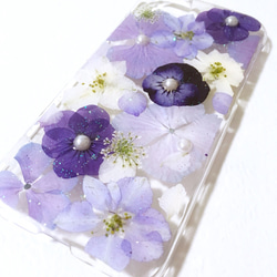 押し花スマホケース 39 2枚目の画像