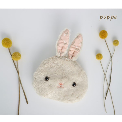 うさぎのぬいぐるみポーチ ※受注制作 ポーチ puppe 通販