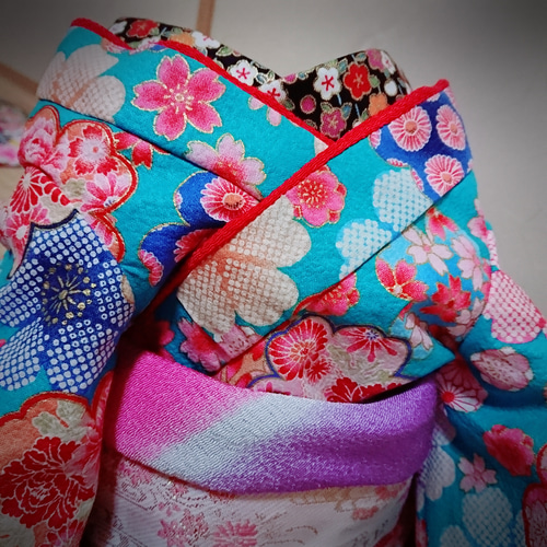 犬用お着物 引振袖（生地お持ち込み） ペット服・アクセサリー