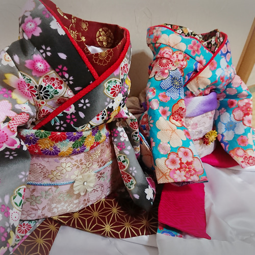 犬用お着物 引振袖 ペット服・アクセサリー Grace メグノベベ