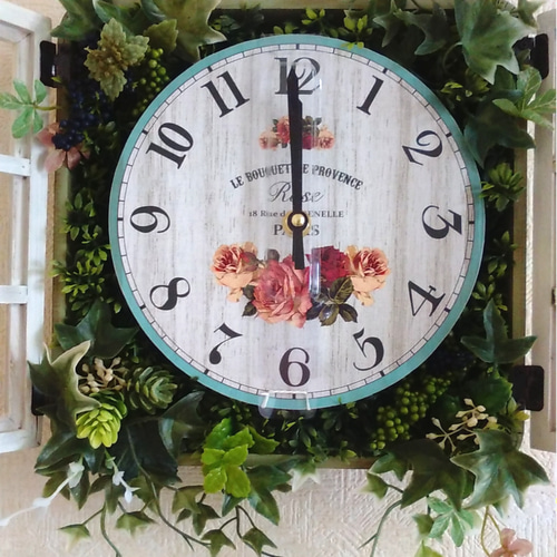 扉つきアンティーク・壁掛け時計＊ 掛け時計・置き時計 Momi 通販