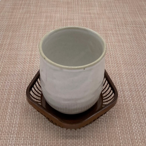 駿河竹細工 梅茶托 (五枚組) 竹で作った茶托 コースター
