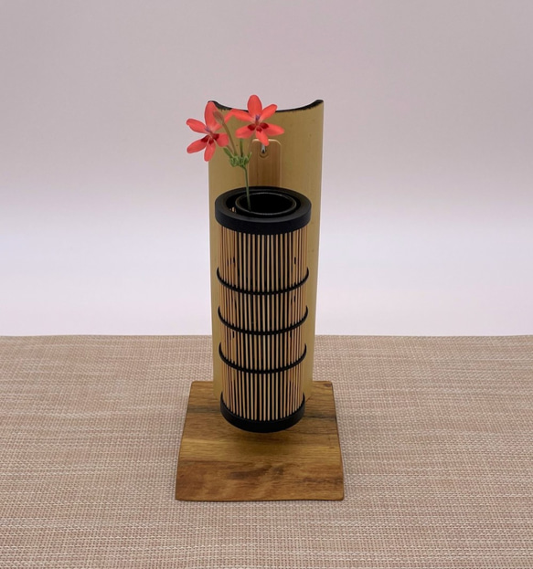 花器 わらかけ - 竹細工 花生け 花入れ 花瓶 日本のお土産