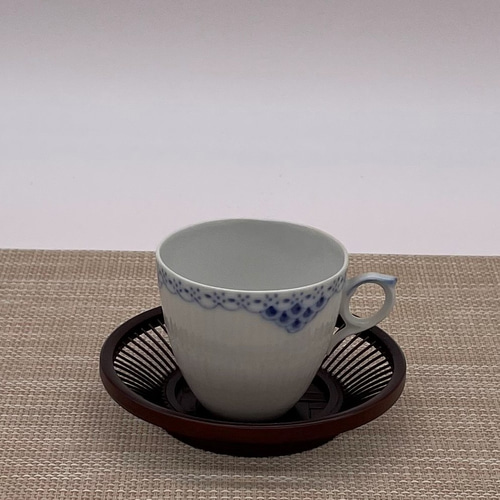 駿河竹細工 竹製品 朝顔茶托 茶托 コースター （5枚セット おもてなし