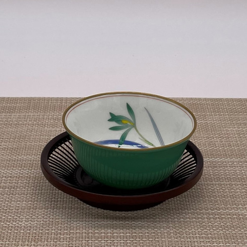 駿河竹細工 竹製品 朝顔茶托 茶托 コースター （5枚セット