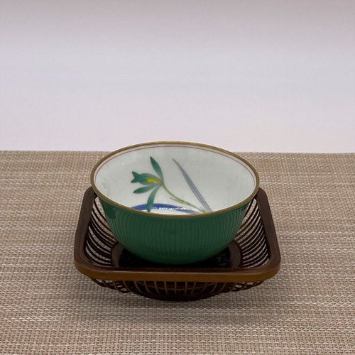 駿河竹細工 竹製品 角茶托 茶托 コースター （5枚セット) おもてなし