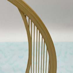 駿河竹細工 竹製品 置き風鈴三日月 南部風鈴 竹製風鈴 涼しげインテリア 夏 癒し お茶会 贈り物 海外へのプレゼント 7枚目の画像