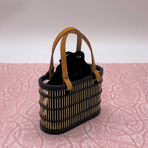 駿河竹細工 竹製品 竹バッグ 竹ひごのバッグ 夏のインテリア 小さな