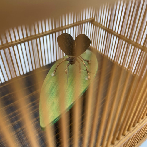 駿河竹細工 竹製品 竹で作った虫篭 虫の宿 秋のインテリア 秋の夜長