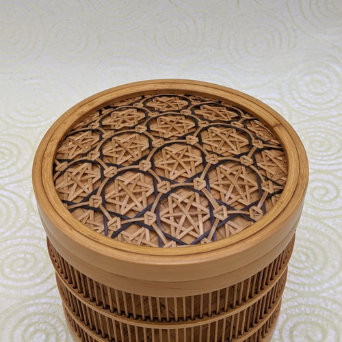 駿河竹細工 竹製品 小物入れ竹千代 裁縫道具入れ キャンディーあめ入れ