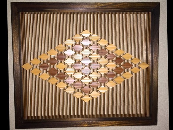 竹細工 駿河竹 竹で作った壁飾り 【送料無料(一部地域を除く