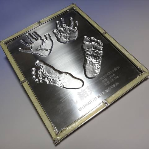 ベビー足型手形メモリアルプレート 雑貨・その他 小川製作所 通販