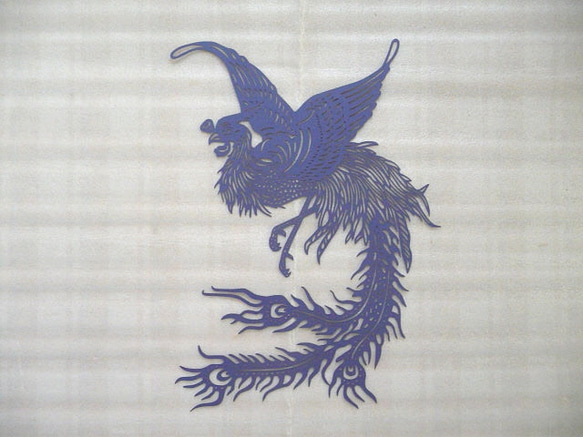 【セール】福袋/福箱ファッション通販 予約品】鳳凰切り絵 切り絵 10416471｜Creema 通販 ヒロ工房 切り絵