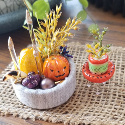 たる子さんが作った「ハロウィンの飾り～Halloween ornament」（ミニチュア）石粉粘土 3枚目の画像