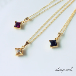 Square Necklace 1枚目の画像