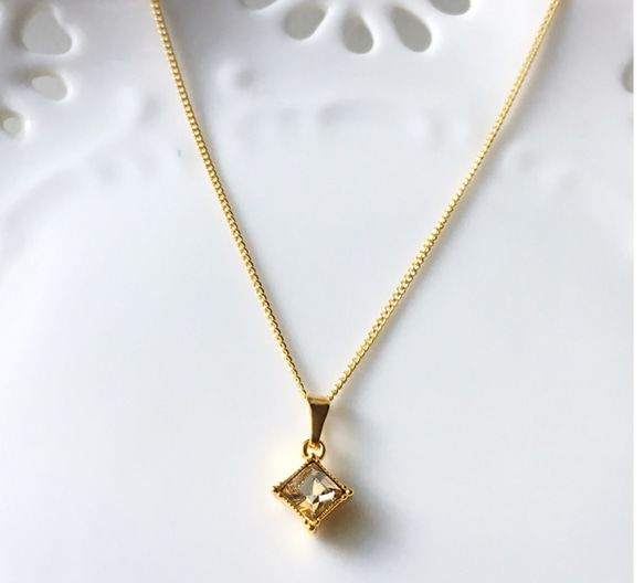 Square Necklace 2枚目の画像