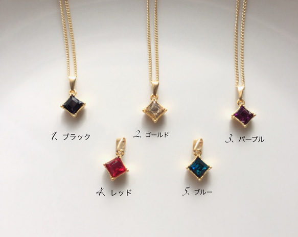 Square Necklace 3枚目の画像