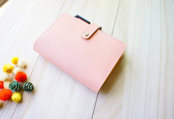 ✨マカロンピンク✨のA6サイズ手帳カバー ほぼ日対応 手帳カバー