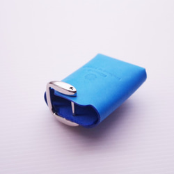 青空ブルーのバケットスマートキーケース 3枚目の画像