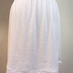 フリル大好きペチスカートE（白色） 1枚目の画像