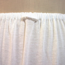 フリル大好きペチスカートE（白色） 3枚目の画像