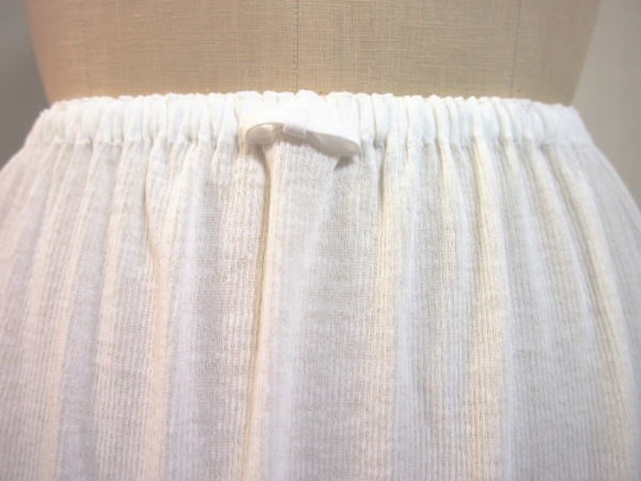 フリル大好きペチスカートE（白色） 3枚目の画像