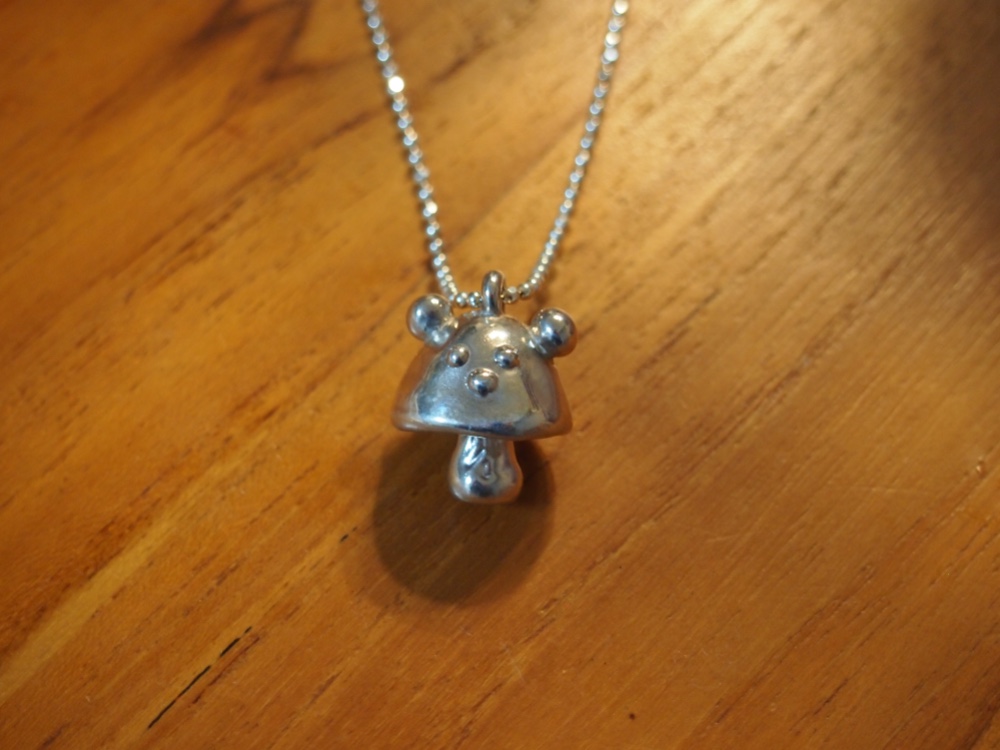 きのこぐまネックレス