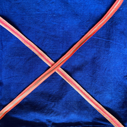 手織りコットン・藍染のエプロンスカート2-2 5枚目の画像