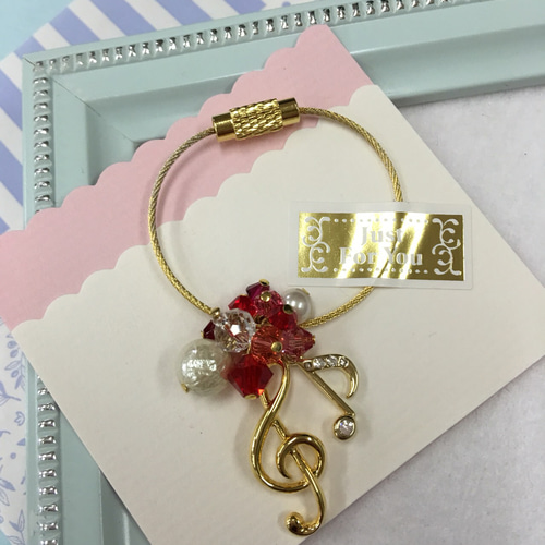 お好みの楽器チャームでアクセサリーに♪ お好みのチャームでアクセサリーに♬