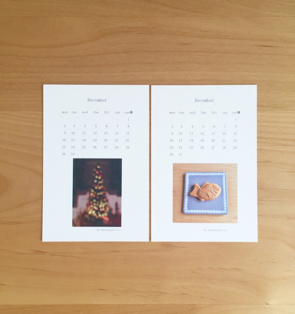《送料無料》  2019年 花のポストカードサイズ カレンダー 7枚目の画像