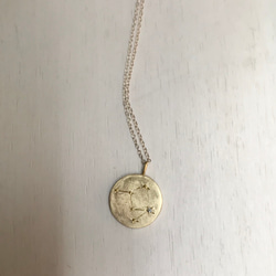 k10×diamond zodiac necklace charm ☆受注生産☆ 7枚目の画像