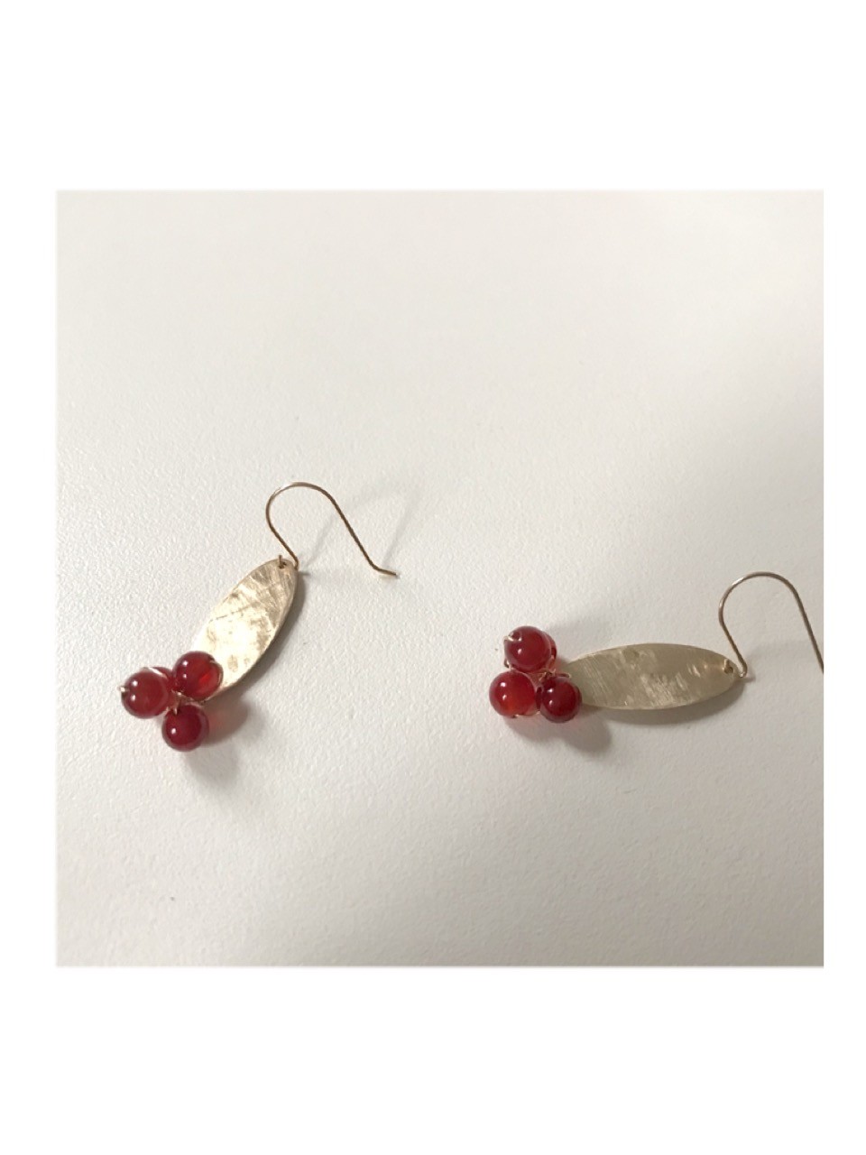 K10×カーネリアン tubomi ピアス ☆受注生産☆