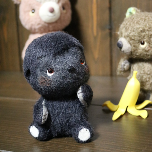 ゴリラくん　 YONEGORI よねごり よねゴリくん マスコット ホワイト ゴリラ
