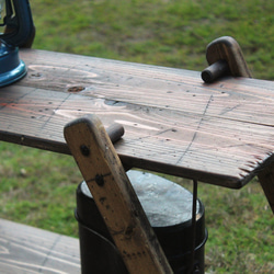 erican様専用品です。折りたたみラック　ダメージ　エイジング　アンティーク風　アウトドア　camp outdoor 1枚目の画像