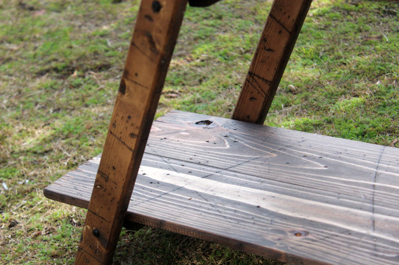 erican様専用品です。折りたたみラック　ダメージ　エイジング　アンティーク風　アウトドア　camp outdoor 4枚目の画像