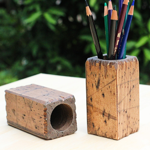 アンティーク風 ペン立て ダメージ ペンスタンド ペン・筆記用具 putto