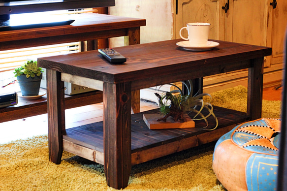 ローテーブル　コーヒーソファテーブル　ローボード 1枚目の画像
