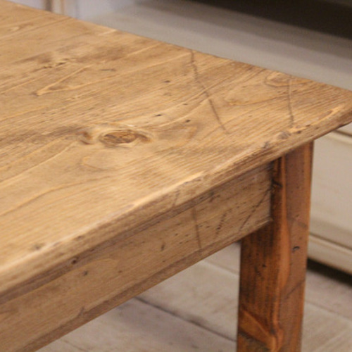 カントリー　ローテーブル アンティーク風カントリーローテーブル90 ダメージ ローテーブル