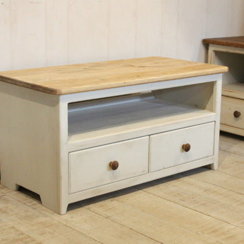 ハンドメイド　ホワイトシャビーなラック90　テレビ台にも。 楽天市場】10/24(金)20:00〜最大2000円OFFクーポン配布中