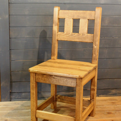 サイズオーダー可】無垢材 ハンドメイド 木製チェア 幅40cm UN