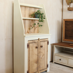 1ドロワ麦穂のカップボード 棚・シェルフ・ラック putto 通販 6816370