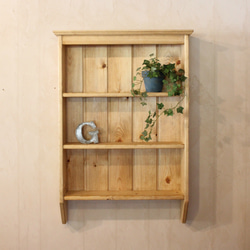 ハンドメイド　麦穂のスタンドシェルフ　オープンシェルフ　4段 麦穂のスタンドシェルフ オープンシェルフ 4段 その他家具 putto 通販