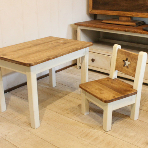 ハンドメイド＊キッズテーブルセット＊送料無料 楽天市場】キッズテーブル＆チェア3点セット KDT-2145／KDT-3005＋KDC