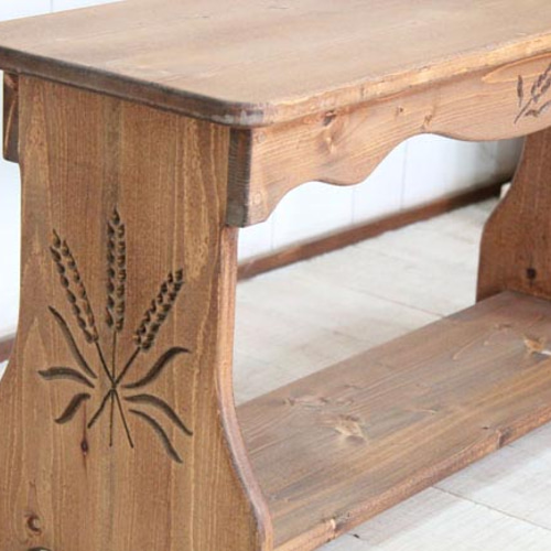 麦穂のカントリーベンチ ソファ・ベンチ putto 通販 525904