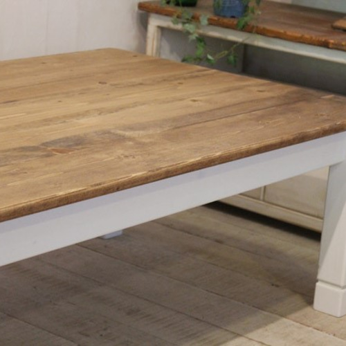 ハンドメイド　シャビーなローテーブル120 シャビーなローテーブル120 | iichi 日々の暮らしを心地よくする