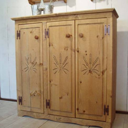 1ドロワ麦穂のカップボード 棚・シェルフ・ラック putto 通販 6816370