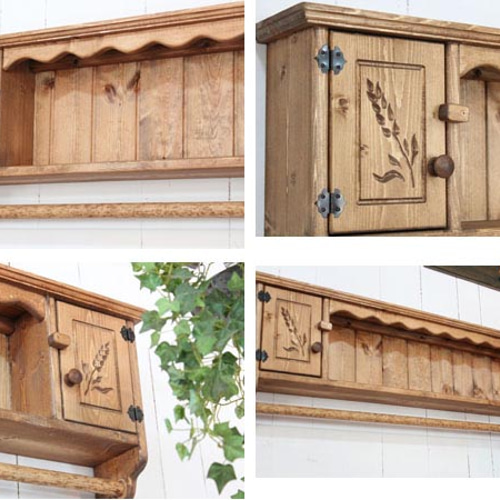 ハンドメイド 麦穂のティッシュシェルフ ハンドメイド 麦穂の