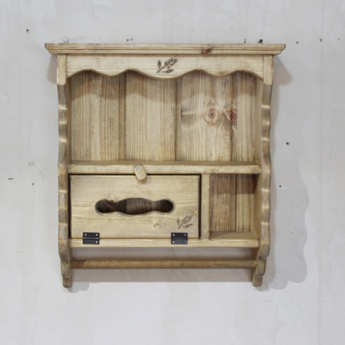 ハンドメイド 麦穂の収納タオルラック ハンドメイド麦穂の壁掛け収納ラック