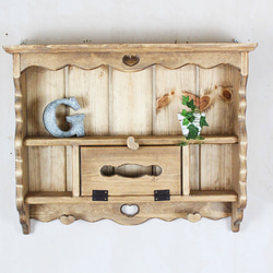 ハートのカントリーキッチンワゴン その他家具 putto 通販 525916