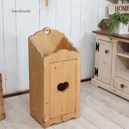 ハートの傘立て カントリー家具 傘立て putto 通販 529387｜Creema